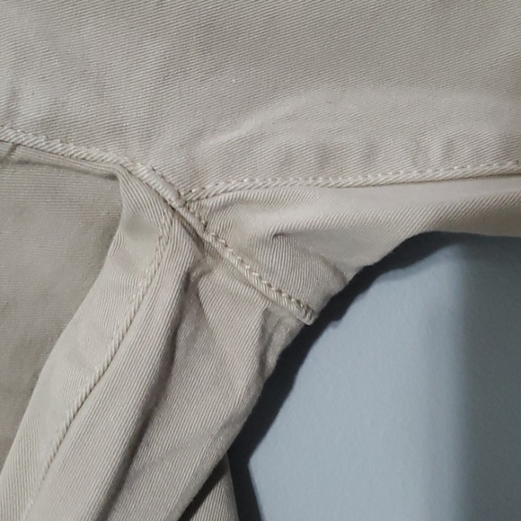 American EAGLE outfitters Beige Slim Fit Skinny Pants Flat Front Chino - Picture 5 of 14